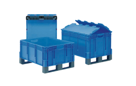 stackable boxes with skids